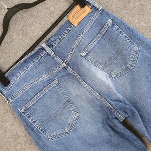 Levi Strauss‎ Signature Relaxed Fit Mens Jeans W34 L34 Blue Denim
